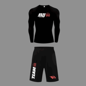 Conjunto Rashguard + Shorts BJJ + Camiseta